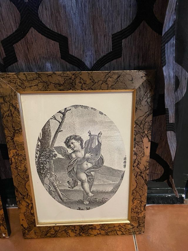 2 Láminas Antiguas Angelitos