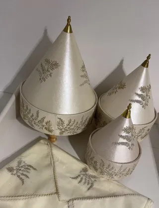 Set 3 Cestas Decorativas  de mesa