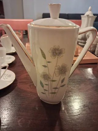 Juego de café de porcelana