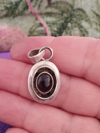 Colgante Plata Ley y lapislázuli artesanal