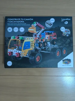 Juguettos Camión y Excavadora 287 Piezas