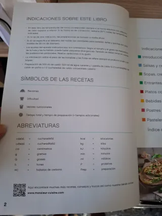 Libro de recetas Monsieur Cousine
