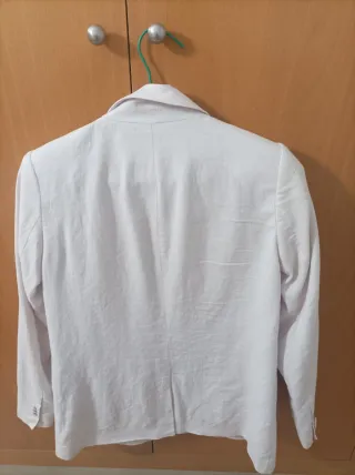 Americana Kiabi Blanca Talla S