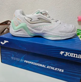Zapatillas Joma Mujer Blancas y Verdes