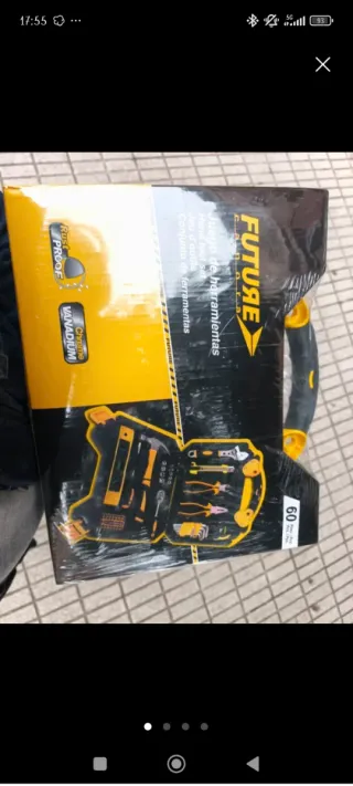 Maletín de herramientas 60 piezas Sin abrir