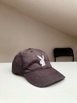 Vintage Playboy cap y2k black white