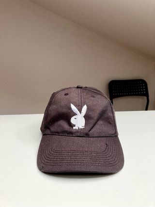 Vintage Playboy cap y2k black white