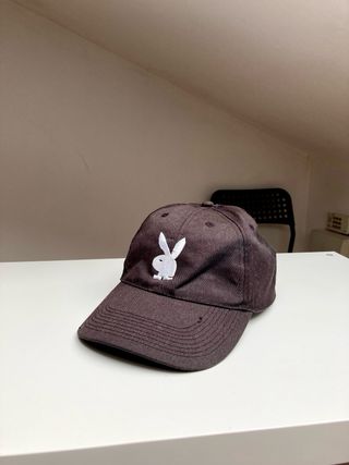 Vintage Playboy cap y2k black white