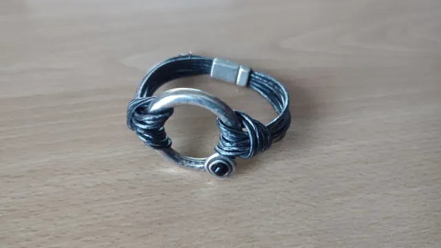 Pulsera de Zamak en Gris Metalizado