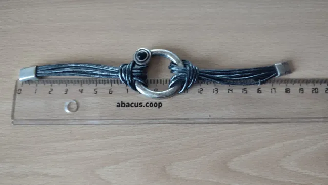 Pulsera de Zamak en Gris Metalizado