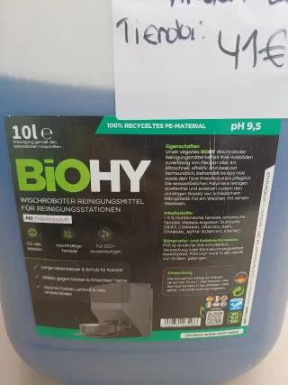 Limpiador robots fregasuelo 10L BioHY