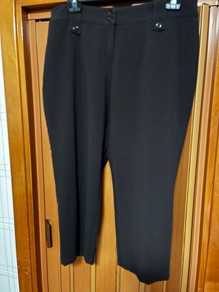 Pantaloni neri eleganti veste fino la 57