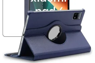 Funda Xiaomi 6 Pro giratoria azul