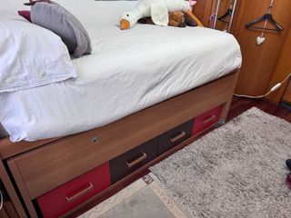Cama nido juvenil con 4 cajones (SIN COLCHONES)