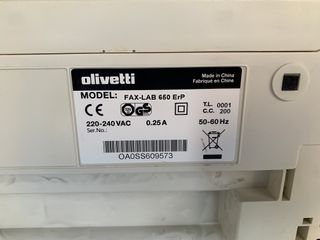 Olivetti Fax-Lab 650 Teléfono Fax Copiadora