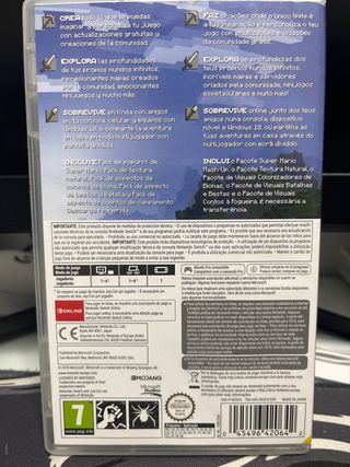 Minecraft Nintendo Switch