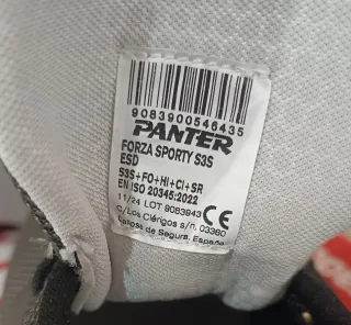 Zapatillas seguridad Panter
