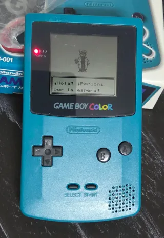 Consola nintendo gameboy color turquesa