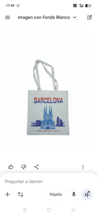 Bolsa de tela Barcelona The Best City