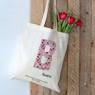 Totebag personalizado con inicial B