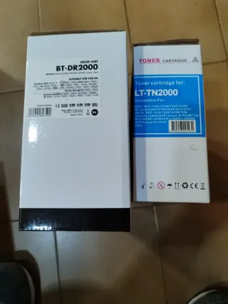 Pack Tambor DR2000 + Tóner TN2000 Brother