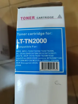 Pack Tambor DR2000 + Tóner TN2000 Brother