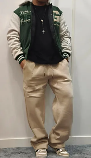 Cazadora universitaria con forro para invierno