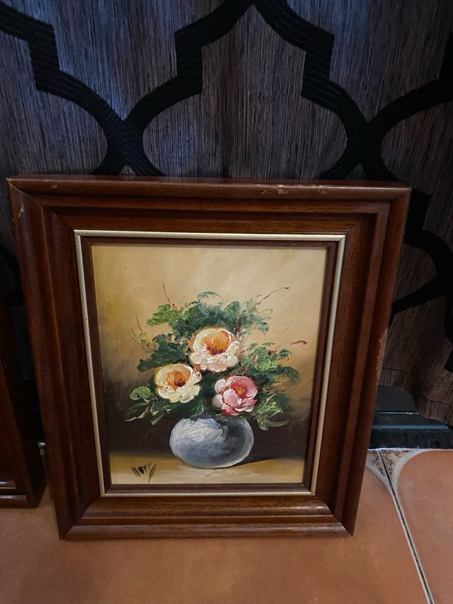 Pintura al óleo sobre madera