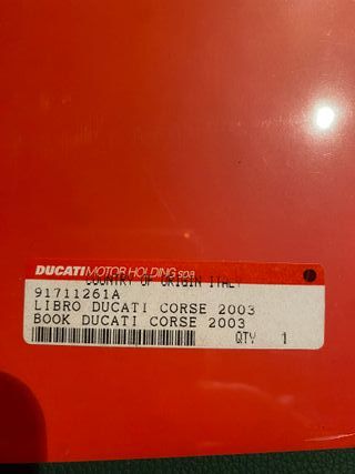 libro Ducati Corse 2003 Official Yearbook