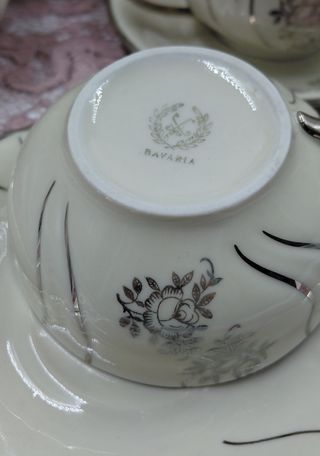Servizio Tè Porcellana Bavaria Completo
