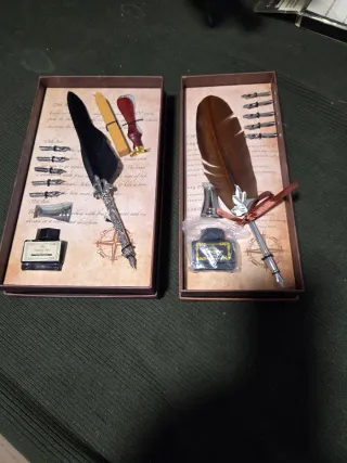 Set Pluma y Tinta Vintage