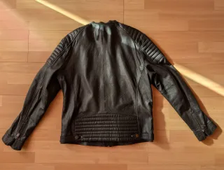 Chaqueta de cuero ESPRIT negro cuero