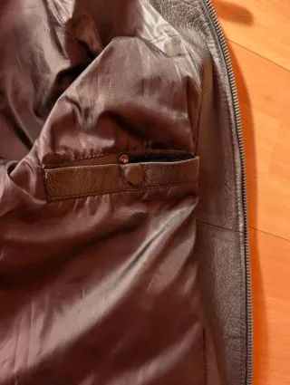 Chaqueta de cuero ESPRIT negro cuero