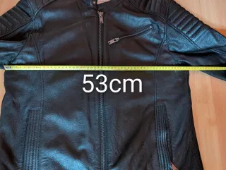 Chaqueta de cuero ESPRIT negro cuero