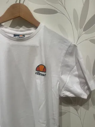 Camiseta Ellesse Blanca Manga Corta