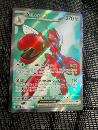Carta Pokémon Scizor EX 195/162