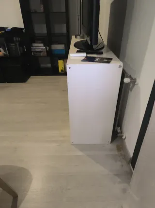 Estantería Kallax IKEA Blanco y Rojo