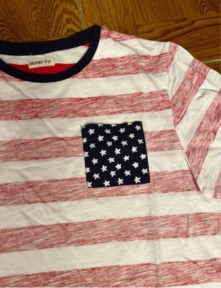 Camiseta Rayas Bandera Americana Talla M