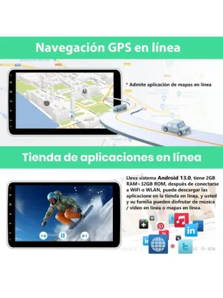 Pantalla Coche Android 13 10 Pulgadas