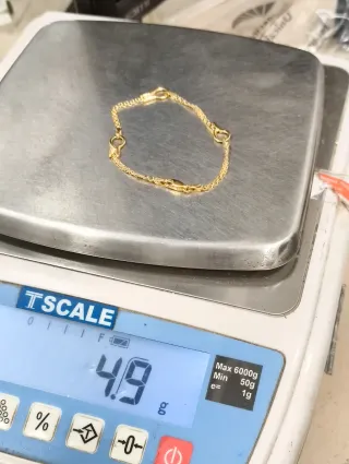 Pulsera panter con eslabones forma cierre Oro 18kt