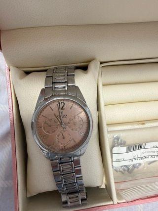 Reloj Festina Plata y Rosa