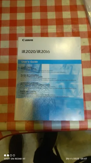 Fotocopiadora Canon Beige y Azul