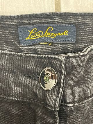 Jeans Luisa Spagnoli grigi con banda