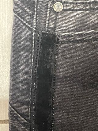 Jeans Luisa Spagnoli grigi con banda