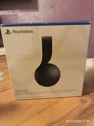 Cuffie Wireless PlayStation PULSE 3D Nere