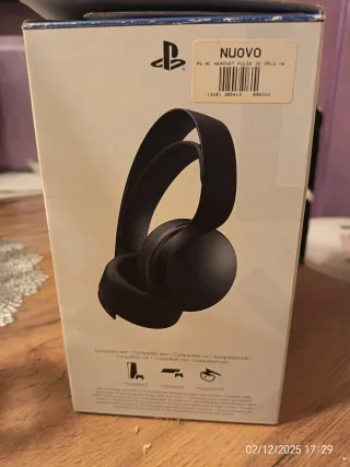 Cuffie Wireless PlayStation PULSE 3D Nere