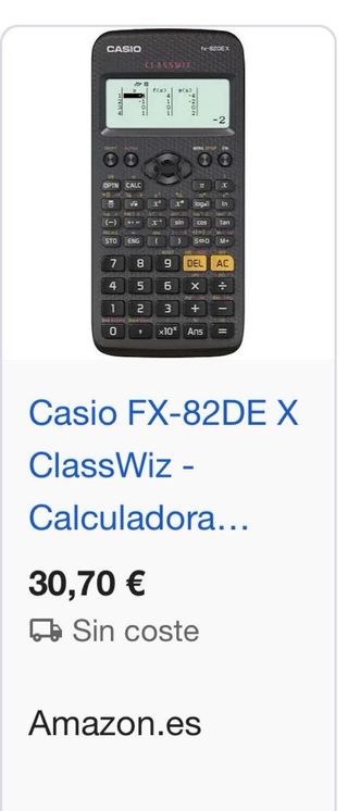 Calculadora Casio fx-82SPXII Iberia