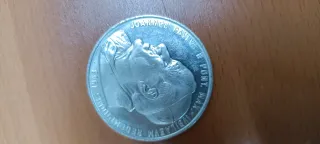 MONEDA PLATA PAPA JUAN PABLO II