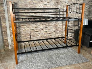 Litera madera y metal 90x190cm