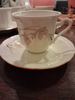 ANTIGUO JUEGO DE CAFE DE PORCELANA